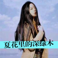 唯美的女头带字图片