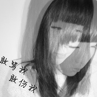 QQ头像女生伤感黑白带字