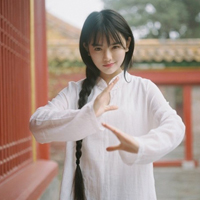 扎辫子女孩头像