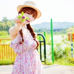 可爱甜美乖巧的女头图片