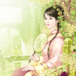 qq古典绘画韵味女头图片