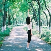 女头唯美意境风景图片