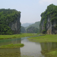 风景头像图片山水