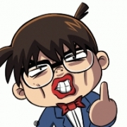 经典动漫人物坚中指搞笑漫画头像图片