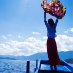 唯美旅游旅行女生头像图片