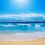 唯美海边风景微信头像图片