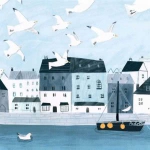 手绘意境动漫风景头像图片