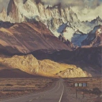 荒凉公路风景头像图片