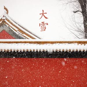 大雪时节节气头像图片