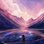 大气梦幻风景头像图片