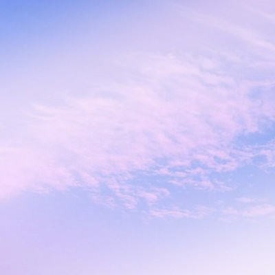 唯美风景粉色天空头像