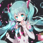 初音未来头像女生可爱唯美高清图片