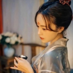 真人古风安静女头图片