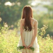 清新意境背影女生头像图片