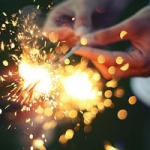 微信唯美烟花头像图片