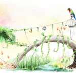 唯美清新卡通风景qq头像图片