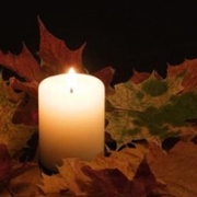 唯美蜡烛祈祷照片头像图片