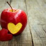 唯美大红苹果qq头像图片