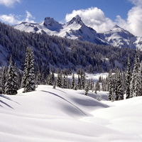 微信头像唯美雪景