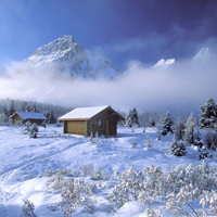 微信头像唯美雪景