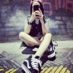 真人非主流长腿美女头像图片