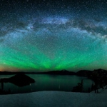 北极光风景头像图片