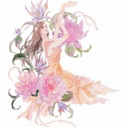 仙气满满的唯美花仙子动漫头像图片