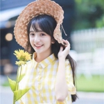 女生阳光微笑唯美头像图片