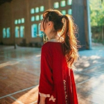 小清新头像图片唯美简约女生