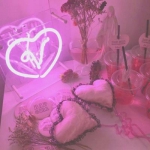 壁纸头像少女心粉色背景图片