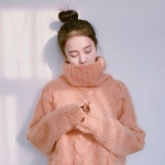 清纯女生丸子头头像图片