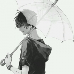 简单个性男生动漫头像图片