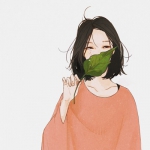 女生头像文艺气质漫画手绘图片