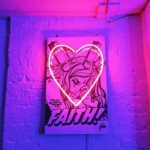 荧光背景图抖音头像