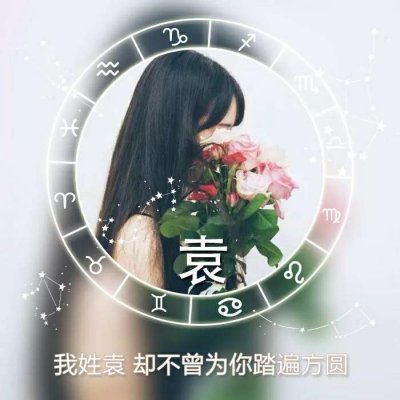 女生星座姓氏头像