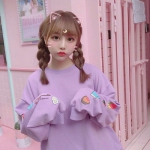 两个辫子的女头