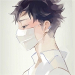 动漫男头帅气高冷口罩