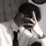 帅气男生头像高清挡脸