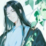 二次元头像男侧脸高冷帅气图片