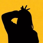 剪影图片人物头像唯美