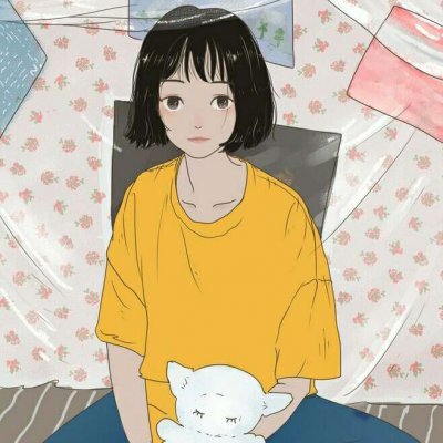 女生漫画头像冷淡