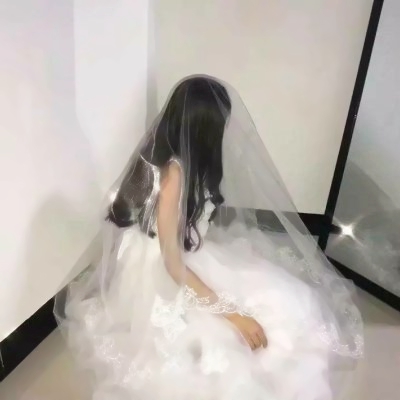 伤感婚纱头像女