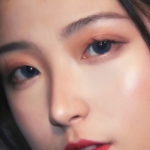 女生脸部特写头像图片