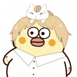 胖乎乎可爱的呆萌鸭头像图片