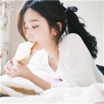 女生唯美好看侧面头像图片