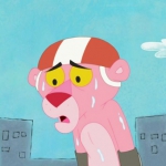 可爱的粉红豹头像图片