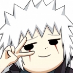 Q版可爱的晓组织剪刀手高清头像图片