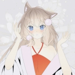 清新好看的巫祝少女情头一男一女高清图片