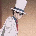 怪盗基德和中森青子高清一左一右的情头图片