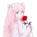 动漫好看高清的超甜手绘情头一对两张图片